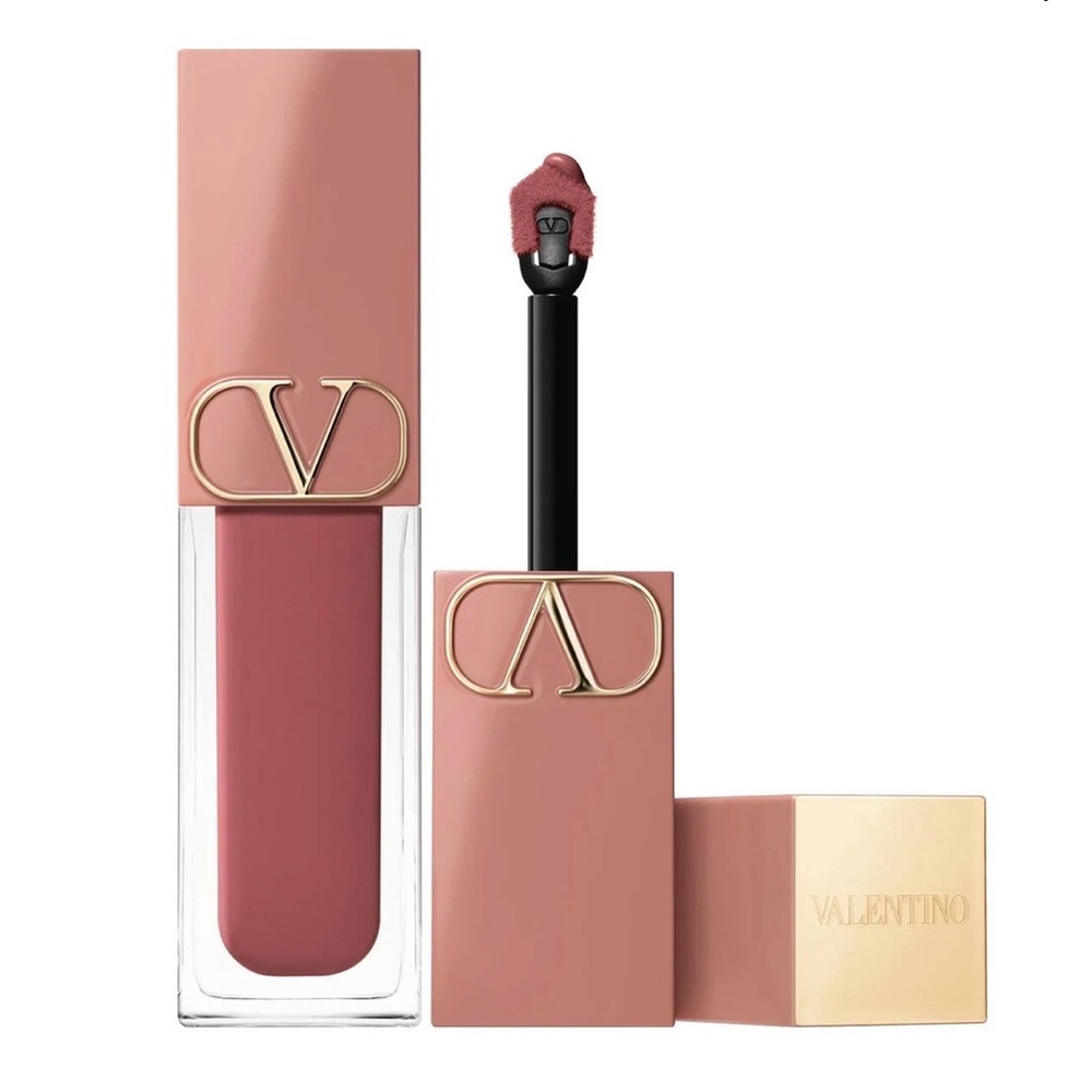 Valentino Beauty Soft Matte Liquid Lipstick & Blush in 1-Catch Me If You Can,NIB